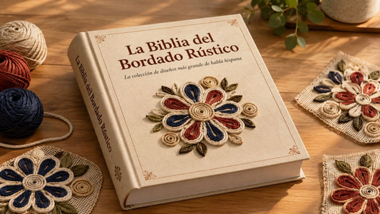 La Biblia del Bordado Rústico +5 Bonos de Regalo 🎁